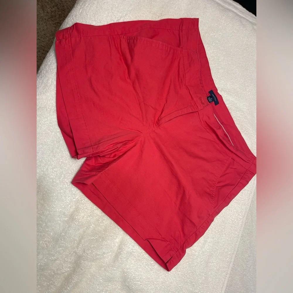 Nautica Women's Red Shorts - Picture 3 of 5